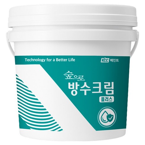 KCC숲으로 방수크림 플러스, 1개, 4kg, 투명(크림)