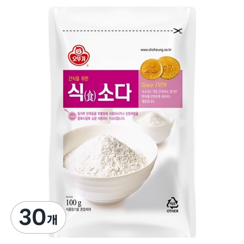 오뚜기 식소다, 100g, 30개