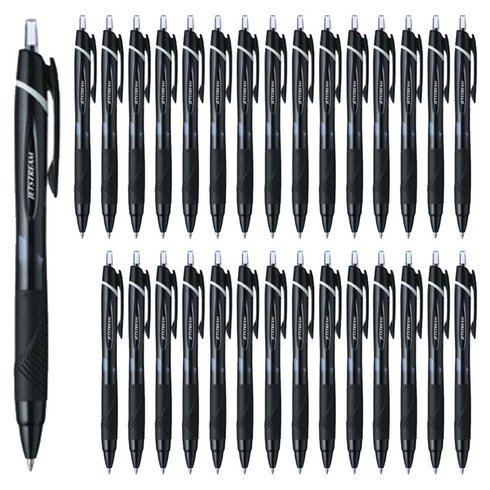 제트스트림 단색 유성볼펜 0.7mm Y.D SXN-150-07, 블랙, 30개