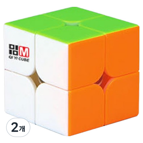 치이큐브 2X2 밈 큐브 M, 스티커리스, 2개