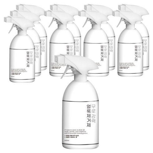 무로 강력 얼룩제거제, 500ml, 10개