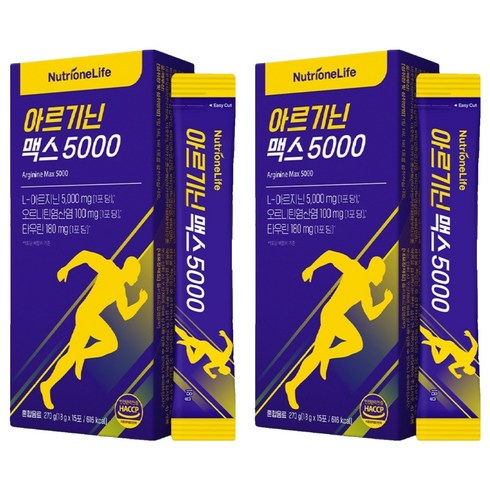 뉴트리원 아르기닌 맥스 5000 15p, 270ml, 2개