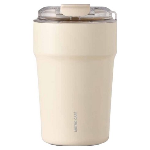 락앤락 메트로카페 세라믹 텀블러, 바닐라라떼, 400ml, 1개