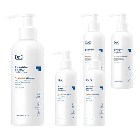 닥터지 더모이스처 배리어 D 로션, 200ml, 5개