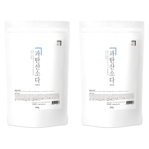 살림백서 과탄산소다, 3kg, 2개