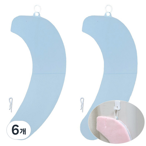 산코 변기시트 행거, 블루, 6개