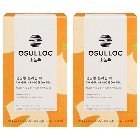오설록 귤꽃향 블라썸 티, 2g, 20개입, 2개