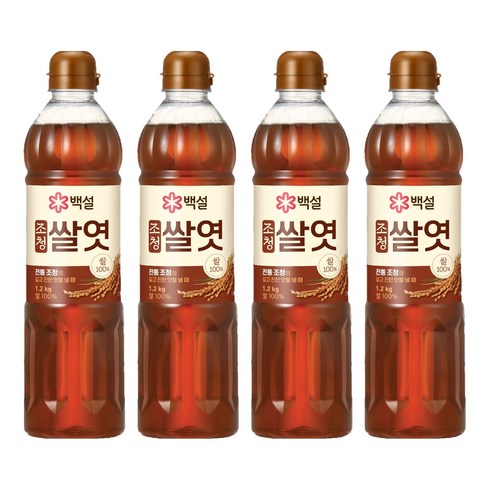 백설 조청 쌀엿, 1.2kg, 4개