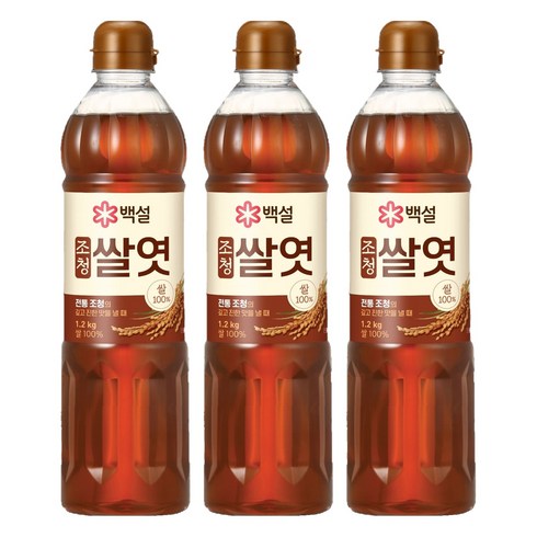 백설 조청 쌀엿, 1.2kg, 3개
