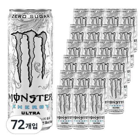 몬스터에너지 울트라, 355ml, 72개