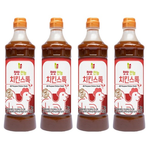 첫맛 만능치킨스톡, 1kg, 4개