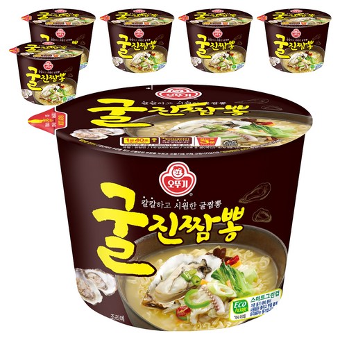 오뚜기 굴진짬뽕 용기 110g, 6개
