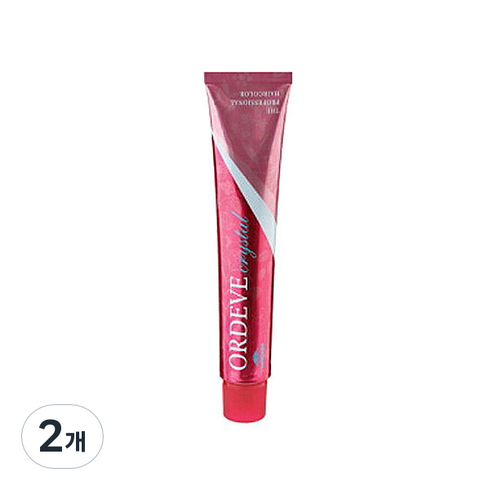 올디브 새치용 크리스탈 베이직 톤 염모제, c7-CB 체스너츠브라운, 2개
