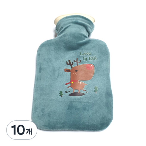 배리툴 보온 물주머니 루돌프 1000ml, 10개