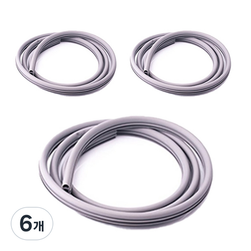 더룩 윈드키퍼 TPV 현관문몰딩 11mm x 2.1m, 6개