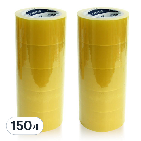 빅드림 THE 튼튼한 박스테이프 중포장용 63MIC 48mm x 40m, 투명, 150개