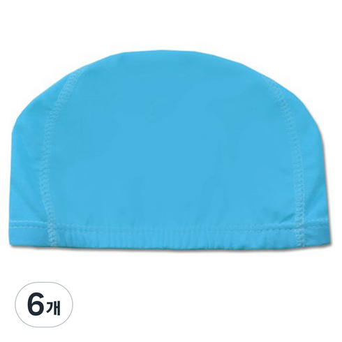 bayb 아동 수영모, 스카이블루, 6개