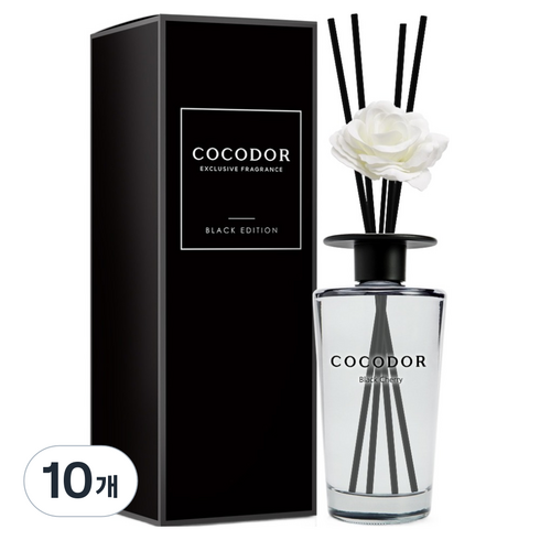 코코도르 블랙에디션 디퓨저, 블랙체리, 500ml, 10개