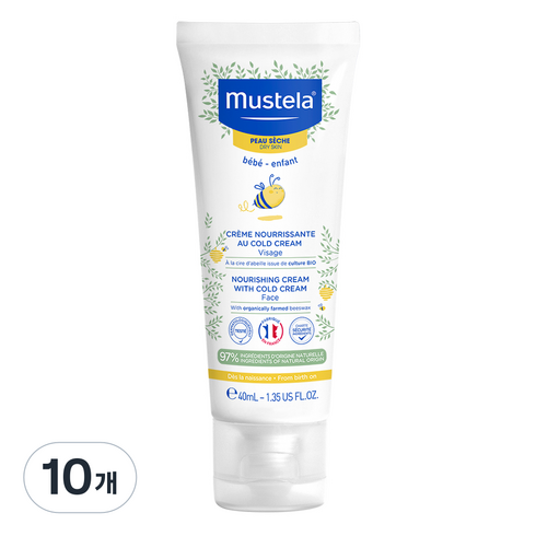 무스텔라 너리싱 위드 콜드 크림, 40ml, 10개
