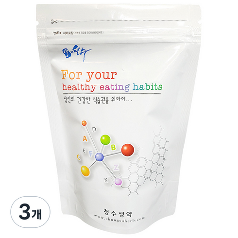 청수생약 생강 분말, 500g, 3개