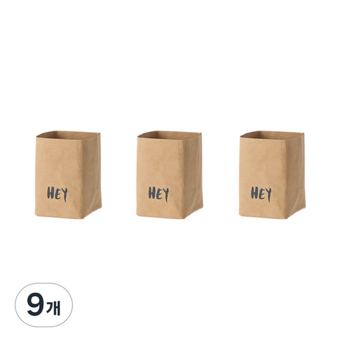 DG생활 크라프트 감성 봉투 DG-26, 혼합색상, 9개