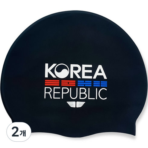제이커스 코리아에디션 실리콘 수모 JK-147C, 블랙, 2개