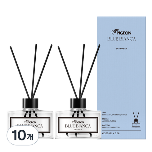 피죤 디퓨저, 블루비앙카, 200ml, 10개