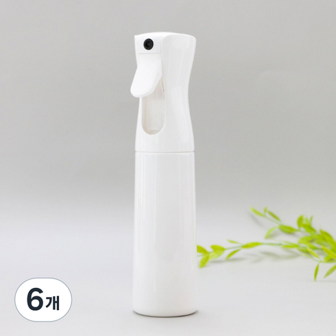 프랑디르 초미세 안개분사 미용실 분무기 200ml, 6개, 화이트