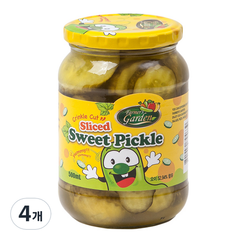 파머스가든 스위트피클 슬라이스, 520g, 4개