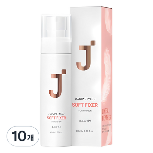 제이숲 스타일제이 포우먼 헤어 소프트 픽서, 80ml, 10개