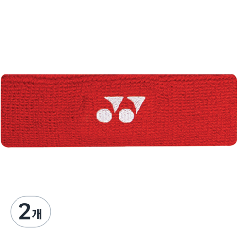 요넥스 헤어밴드 239BN003U, RED, 2개