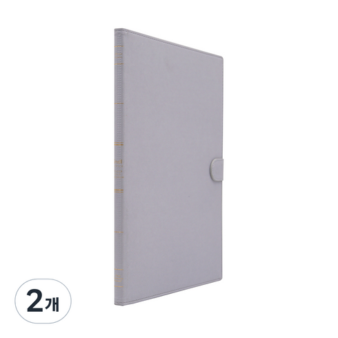 인디 가띠 클리어파일 20매, 그레이, 2개