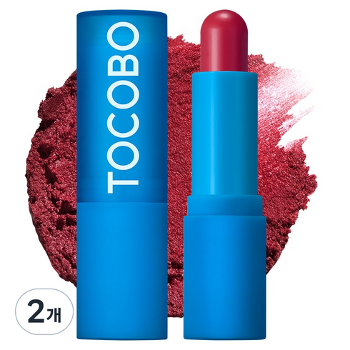 토코보 파우더 크림 립밤, 031로즈번, 3.5g, 2개