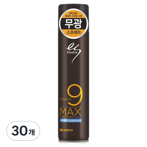 엘라스틴 맥스 수퍼하드 헤어 스프레이, 280ml, 30개