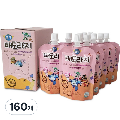 로보카폴리 배도라지즙, 80ml, 160개