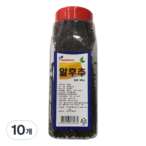한울식품 알후추, 400g, 10개