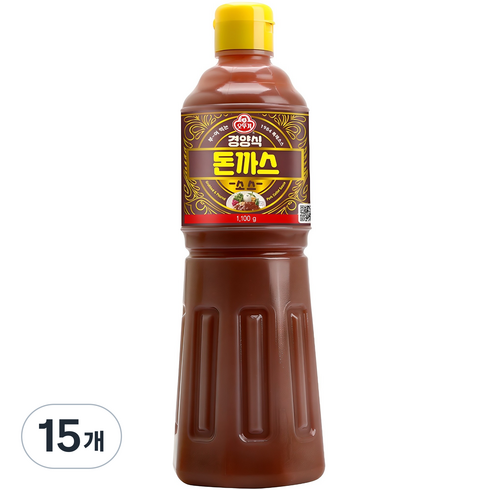 오뚜기 경양식 돈까스소스, 1.1kg, 15개