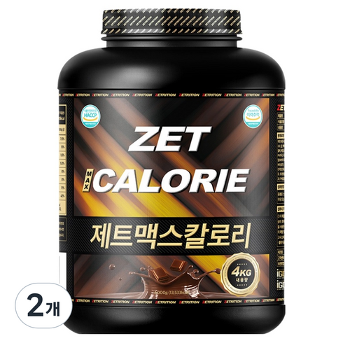 제트리션 제트맥스칼로리 더블초코, 2개, 4kg