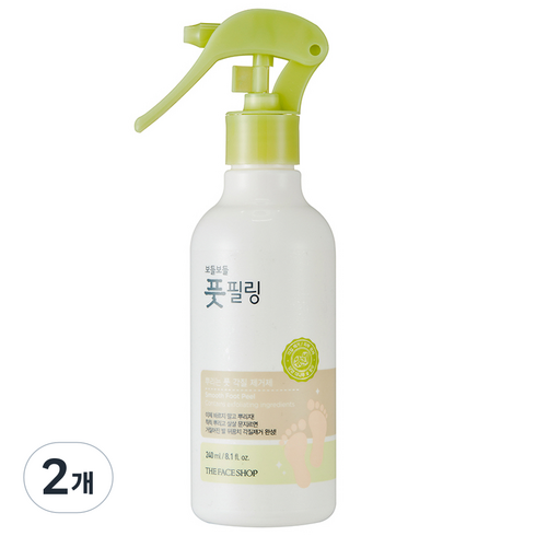 더페이스샵 보들보들 풋필링, 1개입, 2개, 240ml
