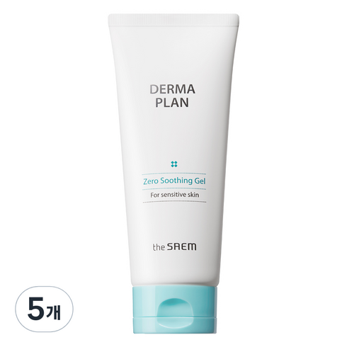 더샘 더마 플랜 제로 수딩 젤, 200ml, 5개