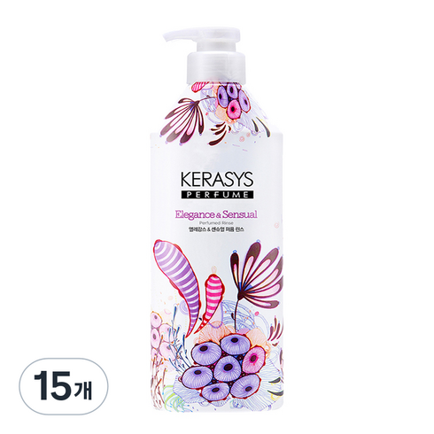 케라시스 퍼퓸 린스 엘레강스 앤 센슈얼향, 15개, 980ml