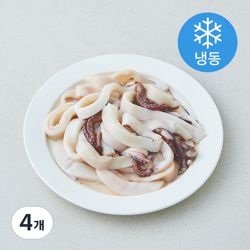 올프레시 껍질을 제거해도 두툼한 시그니처 오징어채 (냉동), 4개, 500g