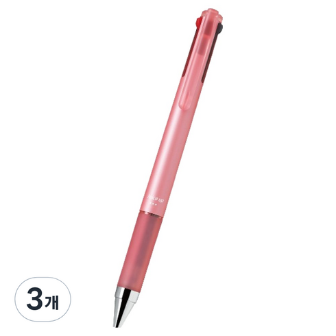 파이롯트 쥬스업 3색 다색펜 0.4mm, 코랄, 3개