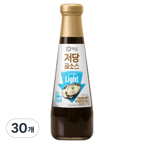 백설 저당 굴소스, 350g, 30개
