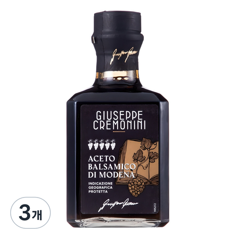 쥬세페크레모니니 모데나 발사믹 식초 5그레이프, 250ml, 3개