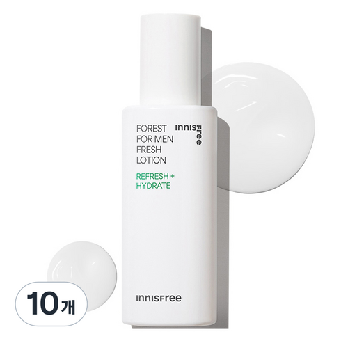 이니스프리 포레스트 포맨 프레시 로션, 140ml, 10개