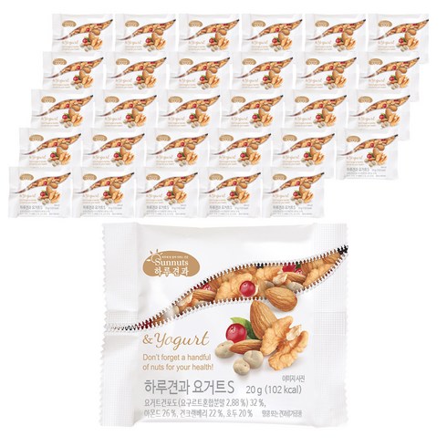 하루견과 요거트S 믹스넛, 20g, 30개