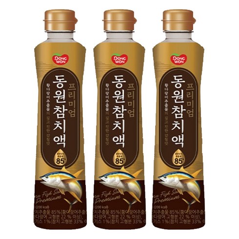 동원 프리미엄 참치액, 500g, 3개