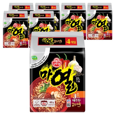 오뚜기 마열라면 120g, 28개