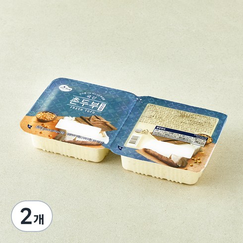 맑은물에 국산콩 100% 촌두부, 300g, 4개